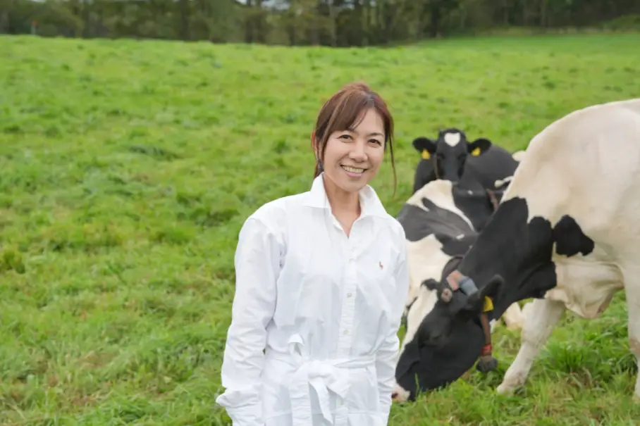 鐘本 めぐみさん(パンと発酵料理教室 ラフール主宰) ~別海ウェルネスファームで牧場体験~