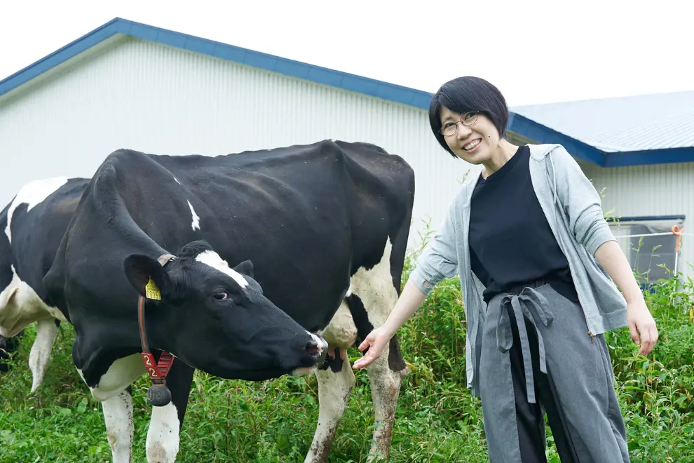川口 かな江さん（イタリア家庭料理教室キッチンチャオ！主宰） ~別海ウェルネスファームで牧場体験~